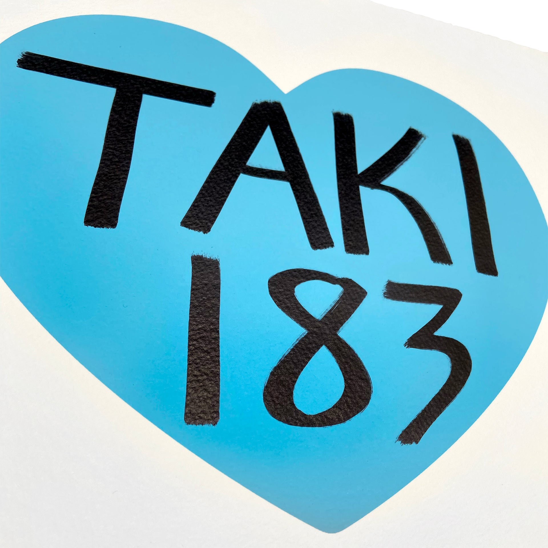 TAKI 183 "I Heart NY: Blue Edition" AP Print