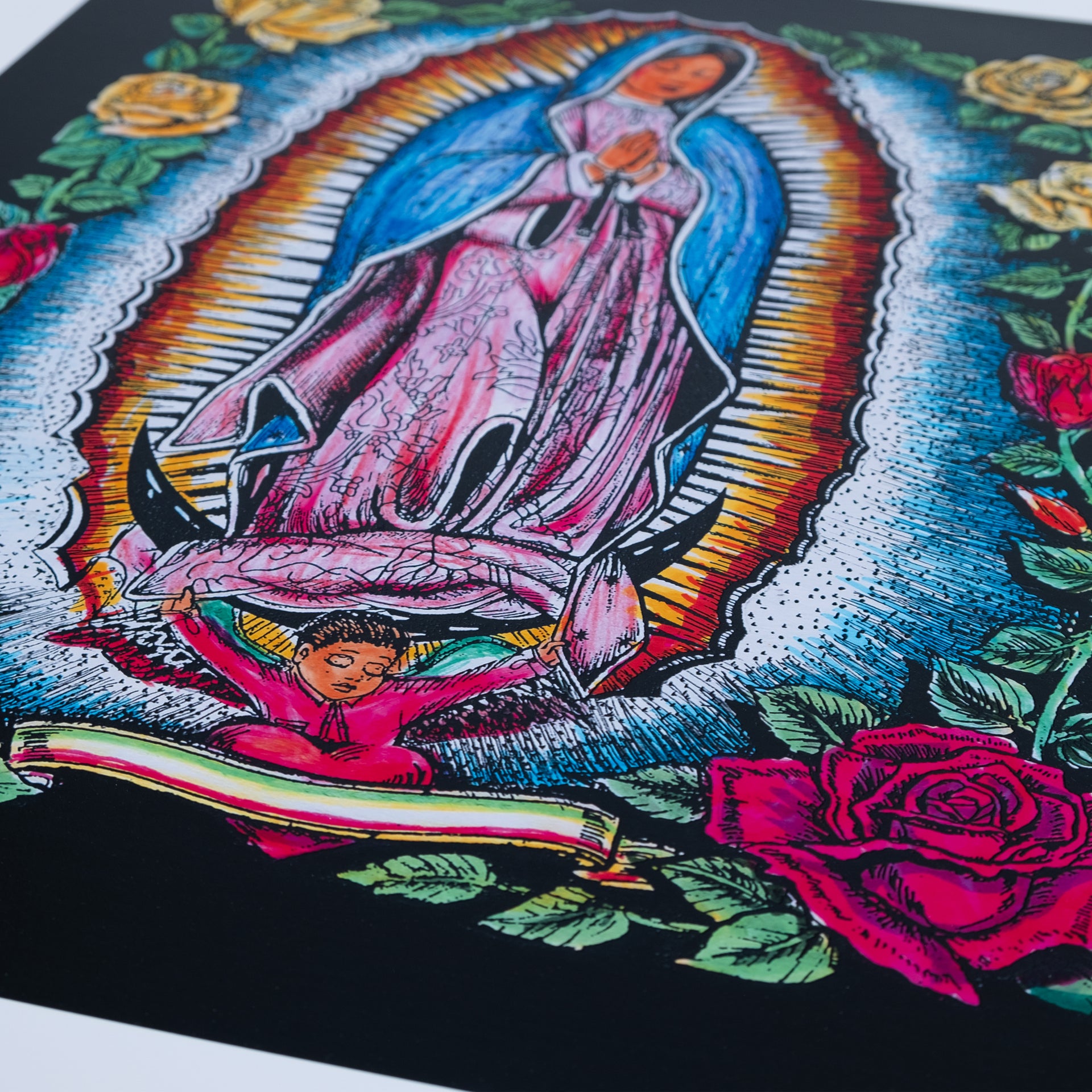 Teen Angel's "La Virgen" Print