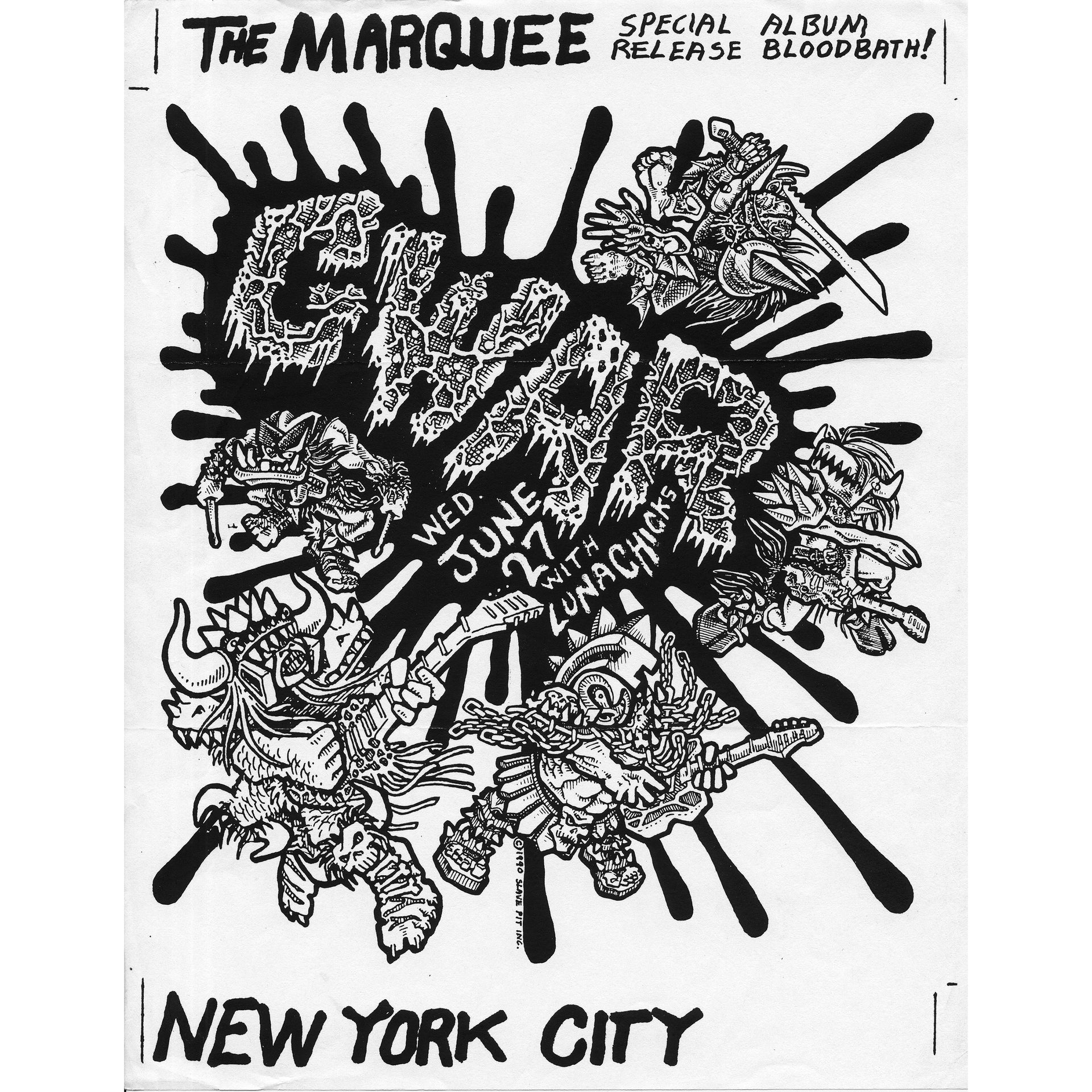 GWAR X BEYOND THE STREETS "GWAR" Flyer Packs