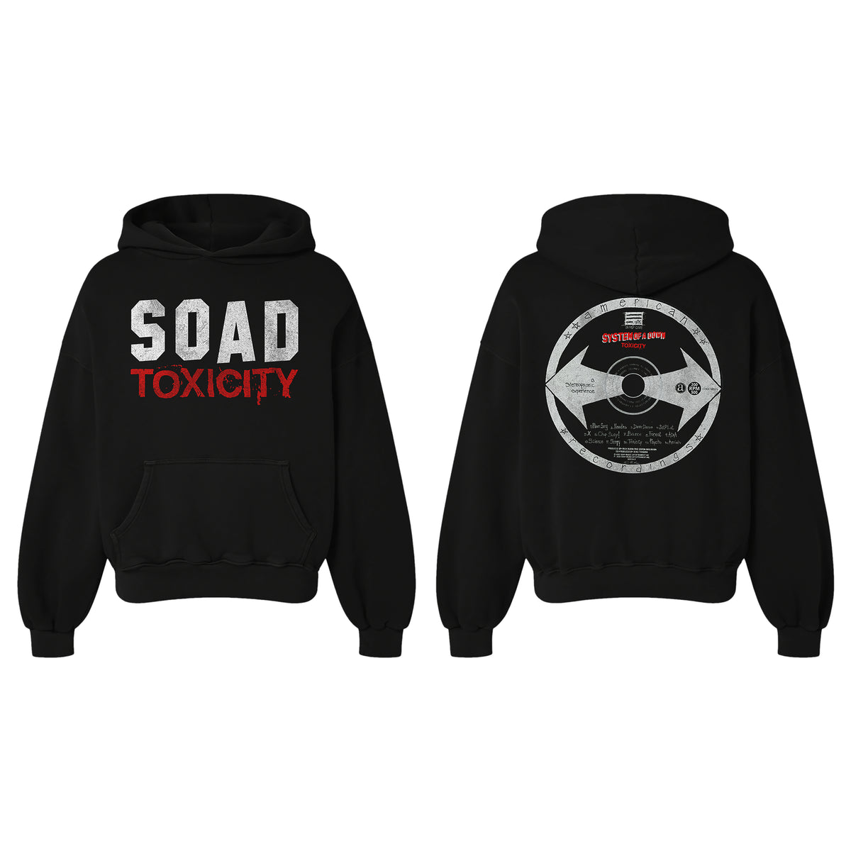 System Of A Down "Toxicity Album" Hoodie