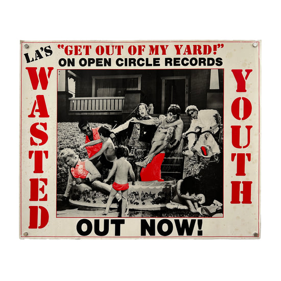 Kill Your Idols "Wasted Youth LP Poster" Vintage Poster