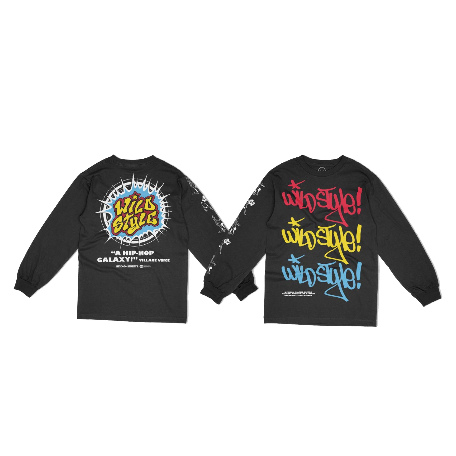 WILD STYLE "Long-Sleeve Black Tee"