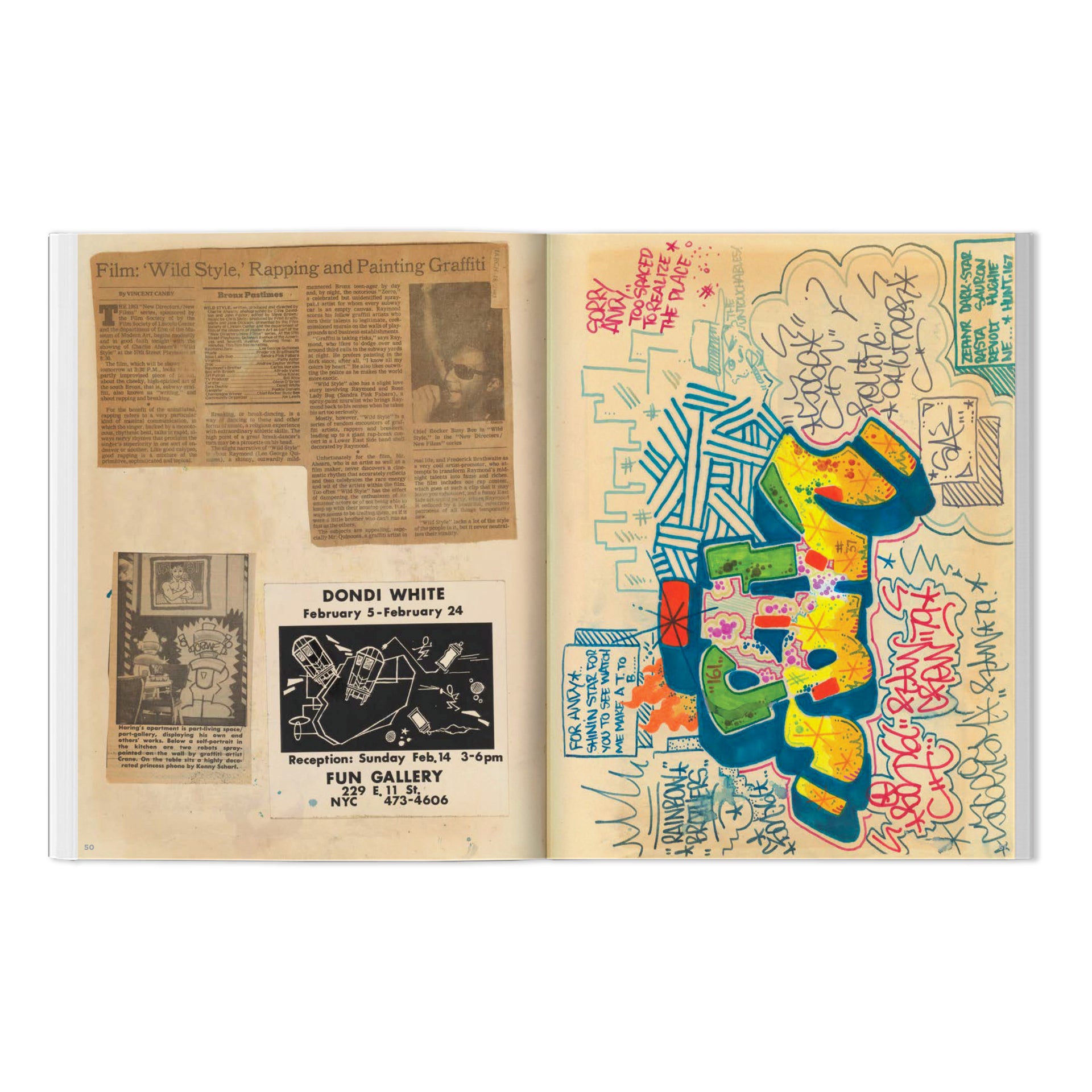 ZEPHYR "Graffiti Black Book/Scrapbook: 1978 & Beyond" Book