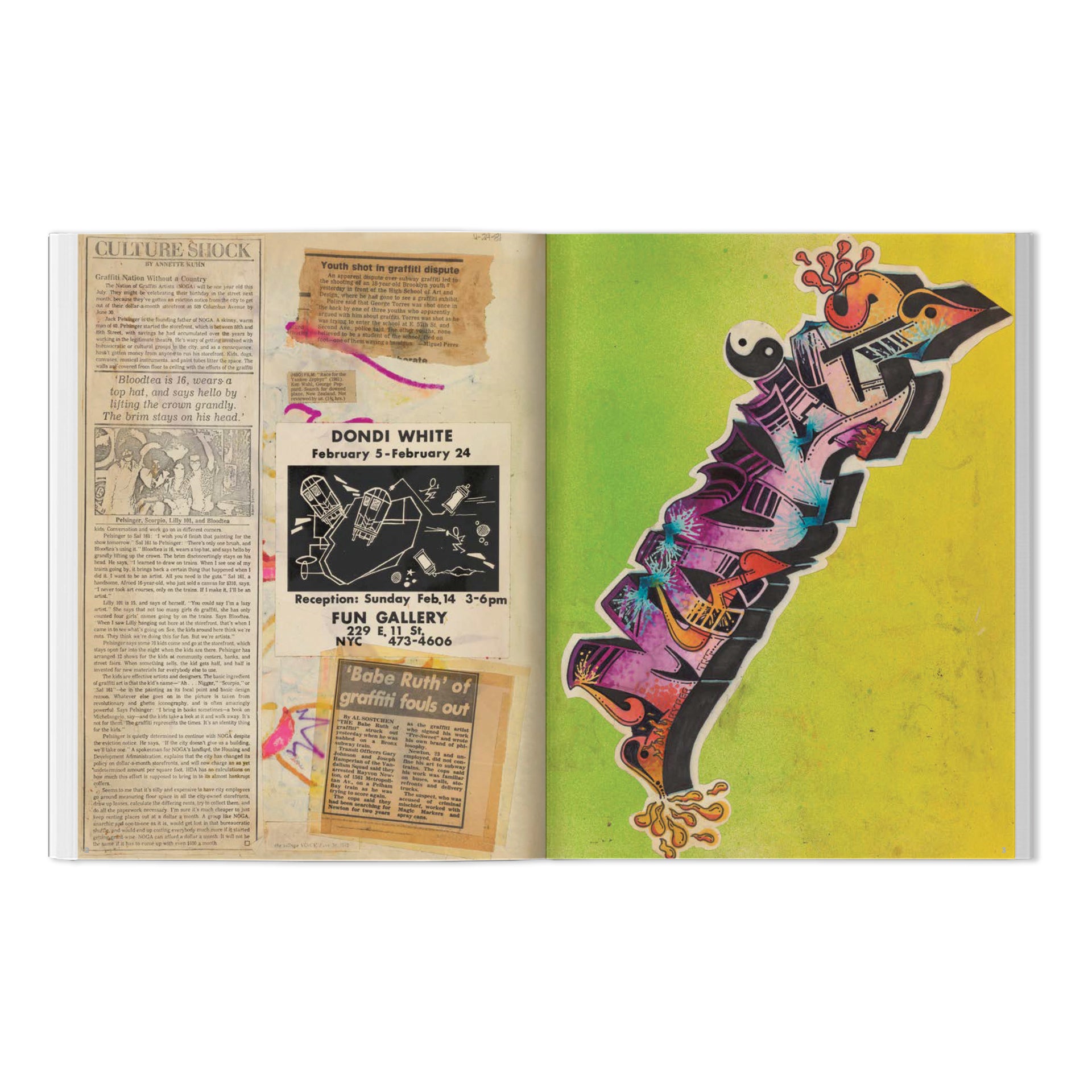 ZEPHYR "Graffiti Black Book/Scrapbook: 1978 & Beyond" Book