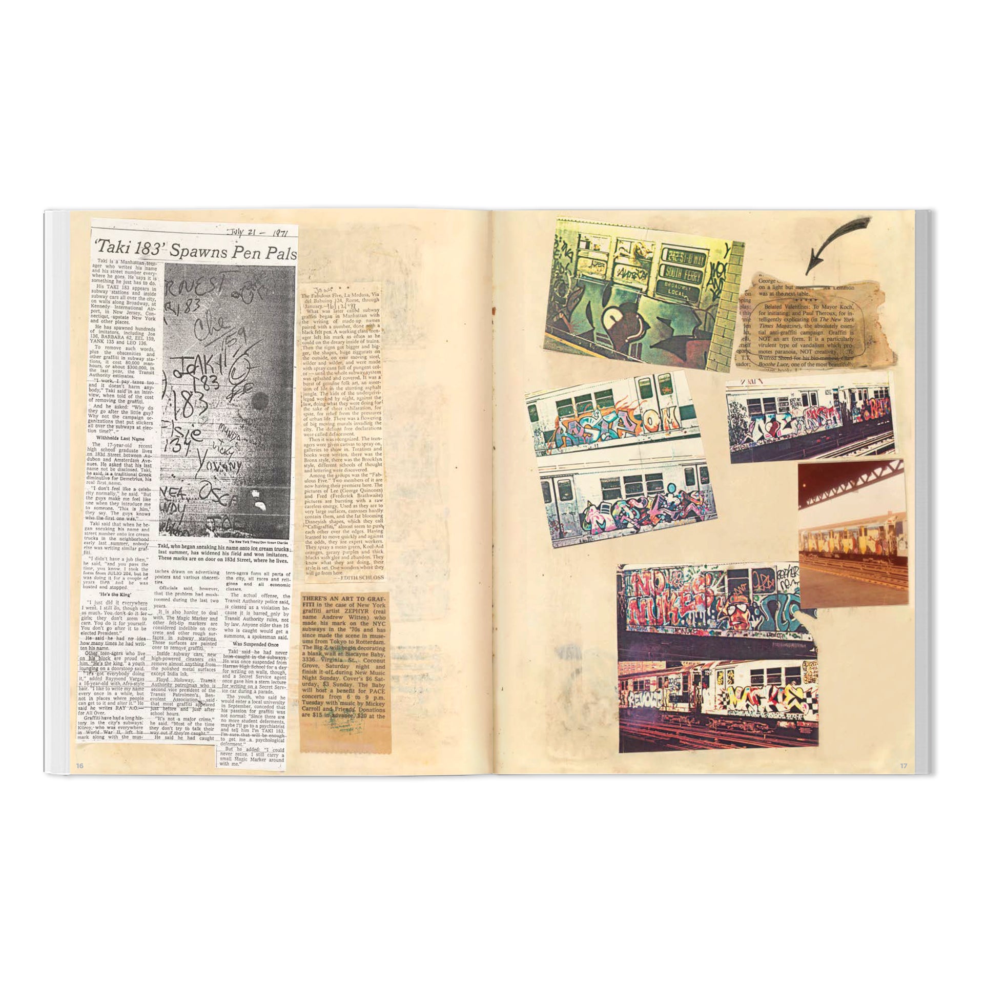 ZEPHYR "Graffiti Black Book/Scrapbook: 1978 & Beyond" Book