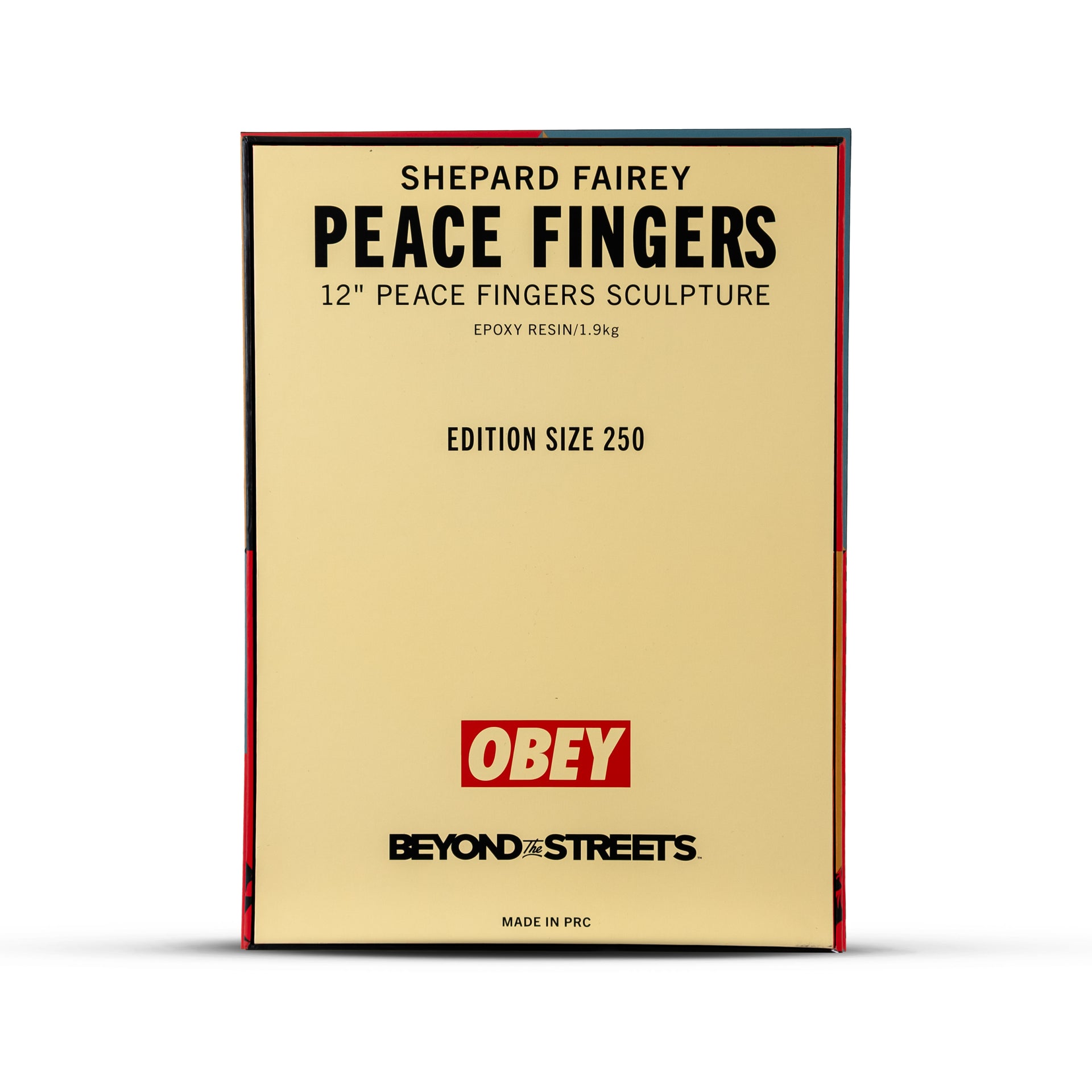 Shepard Fairey "Peace Fingers (Gold)" Collectible
