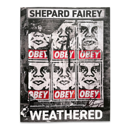 Shepard Fairey Hand-Signed "Weathered" Book