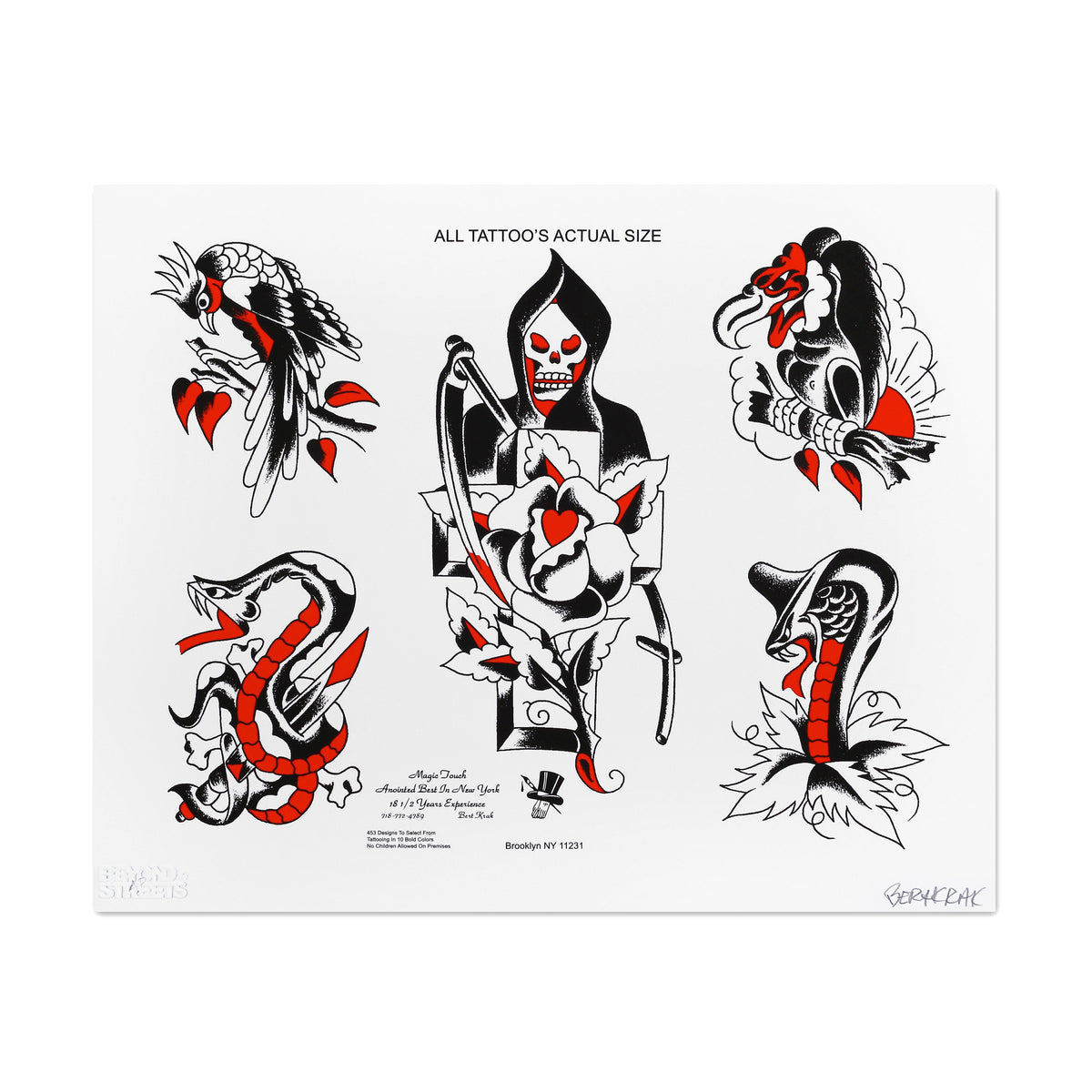 Magic Touch 16 by Bert Krak SIGNED Ltd Edition x/AP Poster Print MINT Art - Afbeelding 1 van 3
