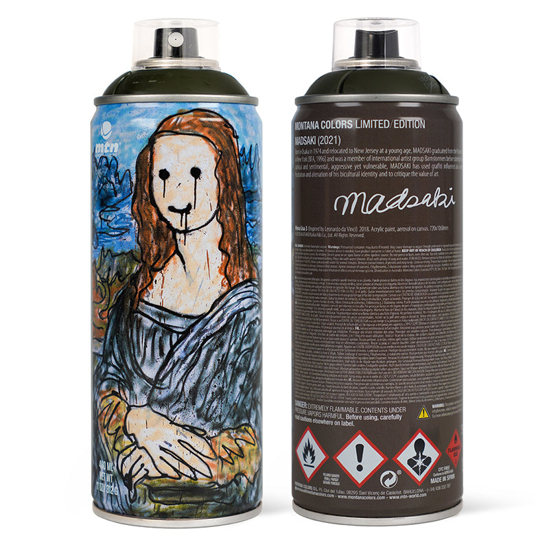 MADSAKI "Mona Lisa 3 Spray Paint Can"